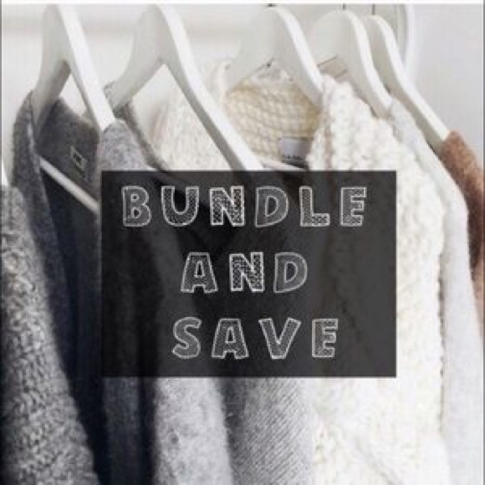 Bundle 2 or more items for 10% off!!